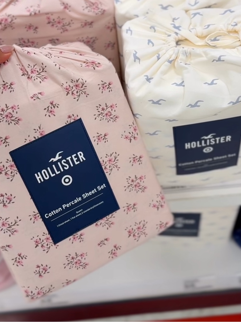 Hollister x target ditsy floral percale sheet set